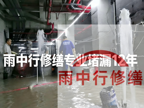 洛阳某污水处理厂钢筋混凝土池堵漏案例